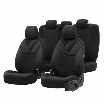 Auto Sitzbezug Set Universal Vorne und Hinten Komfortabel Komplett Set